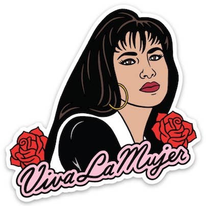 Selena Viva La Mujer Die Cut Sticker