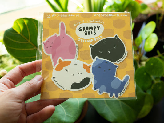 Grumpy Boi Sticker Pack