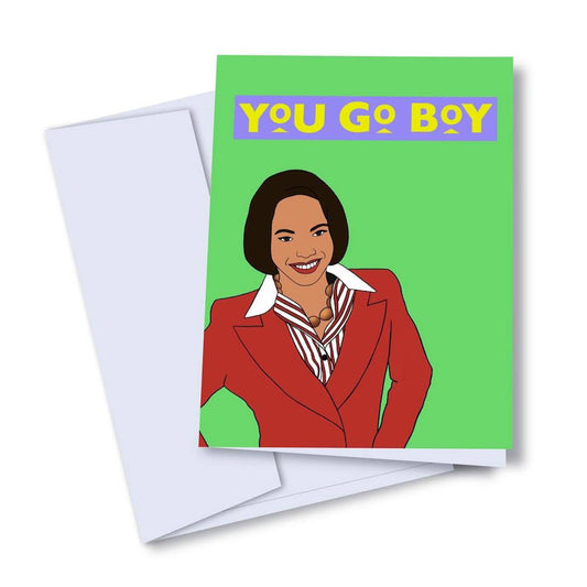 You Go Boy! Card