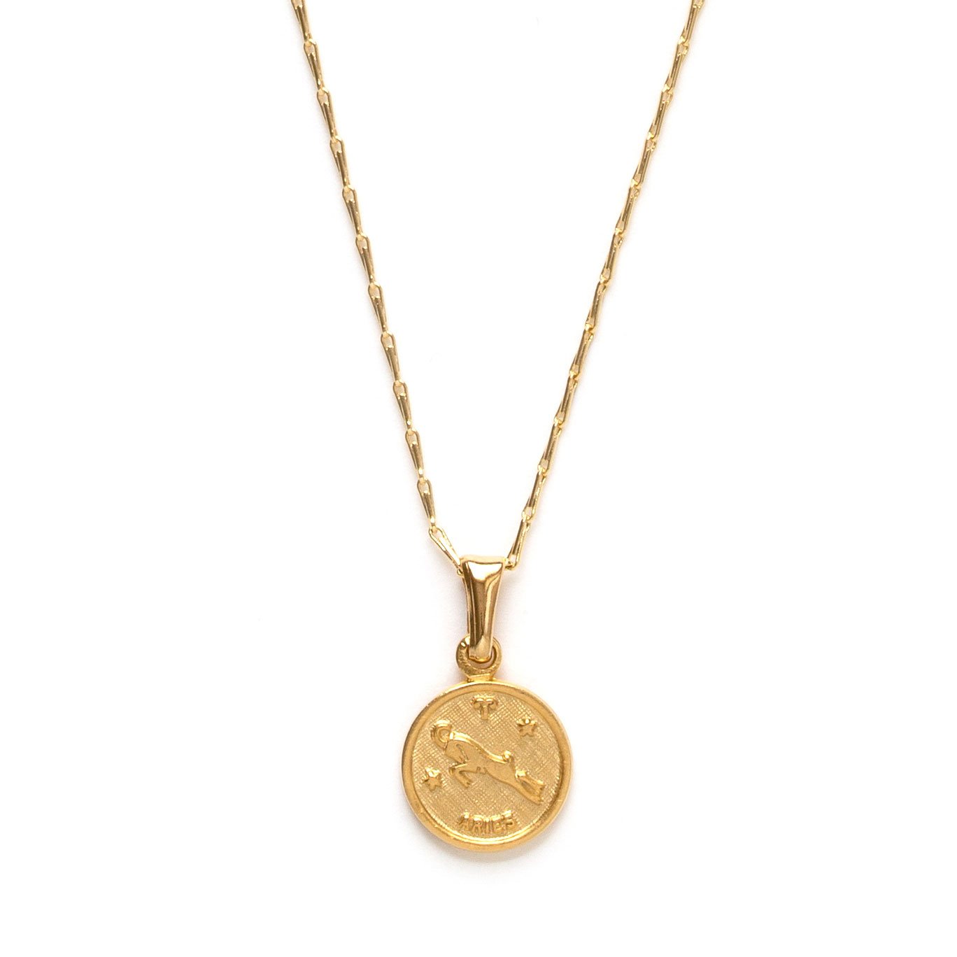 Tiny Zodiac Medallion Necklaces