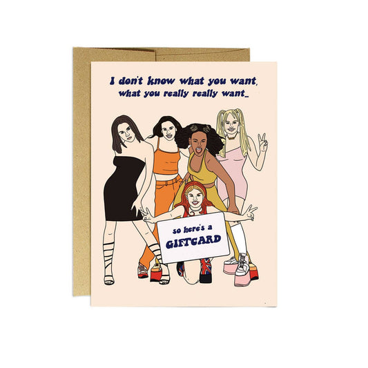 Spice Girls Giftcard Card