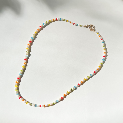 Rainbow Baby Pearl Necklace